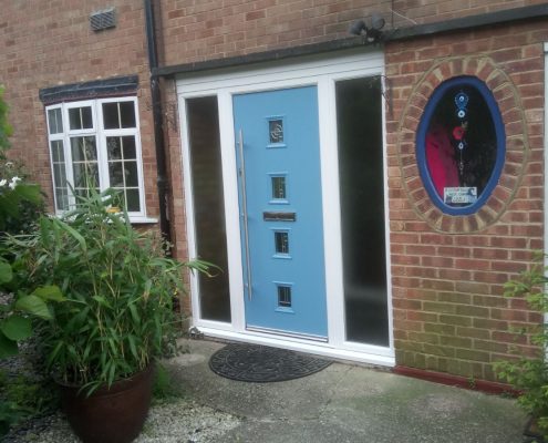 Hertfordshire - Composite door with sidelights